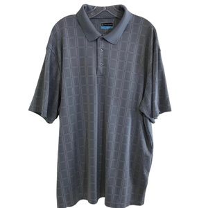 PGA Tour Mens XXL Grey Short Sleeve Golf Polo Shirt
